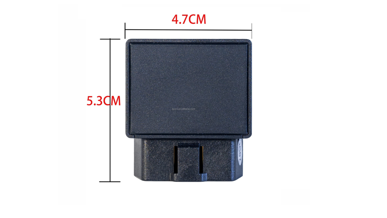 Niezawodny lokalizator GPS 4G do złącza OBD w pojeździe.